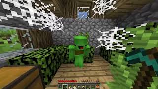 JJ and Mikey BECAME ZOMBIE! Surviving in ZOMBIE APOCALYPCE in Minecraft!   Maizen