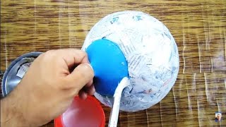 💝💧 Como Hacer Jarrones Con Globos y Papel Periódico /  How to Make Balloons and Newspaper Vases