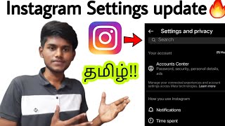 instagram settings privacy tamil / instagram settings update / instagram account center