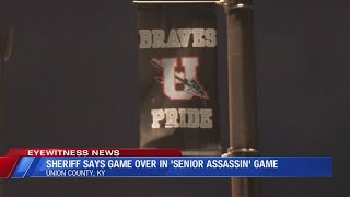 Sheriff sends message to Union County High School kids participating in "senior assassin" game