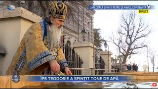 Stirile Kanal D - IPS Teodosie a sfintit tone de apa | Editie de pranz