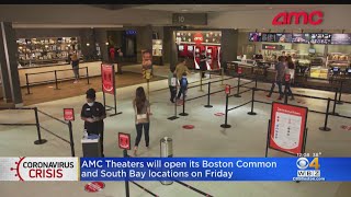 AMC Theaters Will Open Boston Common, South Bay Locations On Friday