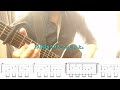 【tab譜付き】smap／夜空ノムコウ　をソロギターで弾いてみた！！fingerstyle solo guitar