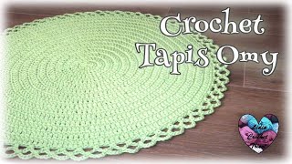 Tapis Omy tutoriel crochet \