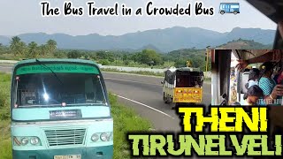 🚍 Theni To Tirunelveli Bus Journey | First time in this route TNSTC Bus Travel | Travel Advisor