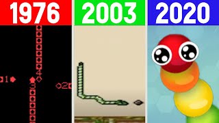 EVOLUTION OF SNAKE GAMES 1976-2020 / From Barricade To Snake.io
