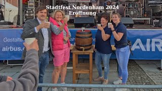 🎉 Offizielle Eröffnung des Stadtfestes Nordenham 2024: Umzug, Prämierungen \u0026 Bierfassanstich!