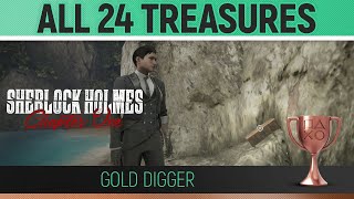 Sherlock Holmes: Chapter One - All 24 Treasures 🏆 Gold Digger Trophy / Achievement Guide