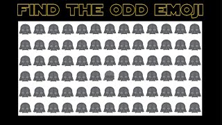 Star Wars Spot The Odd Emoji Challenge Warm-Up/Brain Break