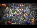 Diablo 2 Resurrected Summoner Necromancer destroying cow level with skeleton army, archers, mages