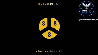 The 8+8+8 Rule: The Secret to a Balanced Life