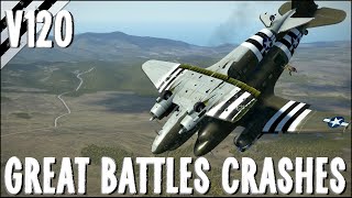 C-47's VS Heavy Flak & Airplane Crashes! V120 | IL-2 Sturmovik Flight Sim Crashes