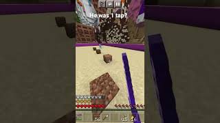 Mans was 1 tap Minecraft Cubecraft Duels