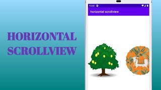 How to create horizontal scrollview in android | scroll view in android | horizontal scrollview 😍👍