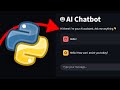 I Built an AI Chatbot with Python — and It Actually Talks Back!