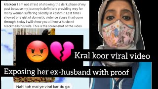 kral koor | new video goes viral | exposing her husband with proof | Against trollers \u0026 criminals