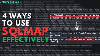 4 Ways To Use SQLMAP Effectively For SQL Injection! | Bug Bounty | 2024