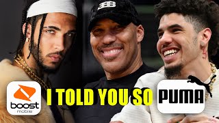 LAMELO, LIANGELO NEW COMMERCIALS, LAVAR SPEAKS ON PUMA (BALL FACTS NEWS)