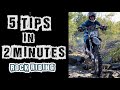 5 Tips In 2 Minutes - Dirt biking In Rocks