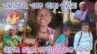 ଏକାଥରେ ଏତେ ସାରା କୁଣିଆ || ଆମର ହେଲା ଦେଶୀ ଚିକେନ ଝୋଳ || @tribevloggerrani9457