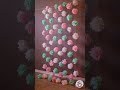 Birthday party decorations | Easy Pom Pom birthday party backdrop  #shorts