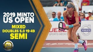 Mixed Doubles 5.0 19-49 SEMI - 2019 Minto US Open Pickleball Championships