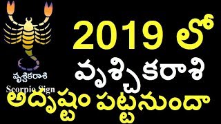 వృశ్చిక రాశి 2019 రాజయోగం ఐతే మీరు అది పొందాలంటే మాత్రం  telugu IScorpio 2019 in telugu|/vruschika