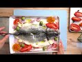 Baked Branzino Final