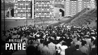 Venezuela Public Works Project Clearing Slums - Caracas (1956)