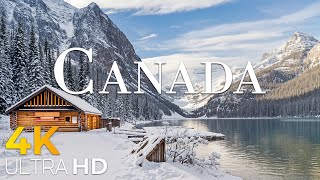 Winter Canada 4K Ultra HD • Enchanting Winter Wonderland, Relaxation Film with Calming Music