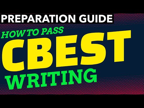 How do I pass the CBEST writing section?