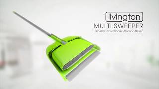 LIVINGTON MULTI SWEEPER GREEN ไม้กวาดอเนกประสงค์ TV Direct As Seen On TV