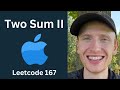 Two Sum II - Leetcode 167 - 2 Pointers (Python)