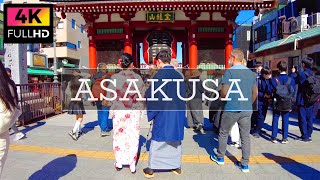 【4K】浅草 雷門から仲見世を通って浅草寺までゆっくり散歩 | Asakusa, Walk from Kaminarimon to Sensoji Temple. (Oct. 2022)