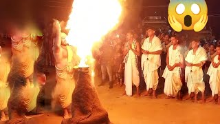 This is me🥵 over the my head was fire🔥😱 pattamundai nilakanthapur durga puja jhuna poda