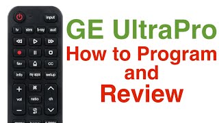 GE UltraPro Universal Replacement LG Remote Setup Instructions and Review by Skywind007