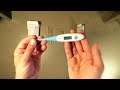 sanitas thermometer sft 09 unboxing lidl electronic thermometer