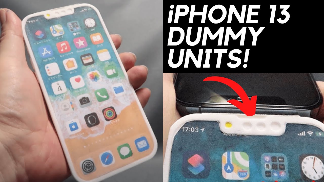 NEW IPhone 13 Dummy Units Leaked - Smaller Notch Revealed? HUGE Camera ...