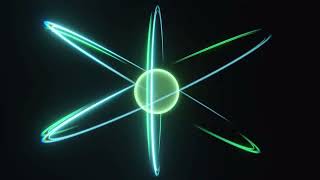 Atom. Atom free Looping animation in 4K 60 FPS. #atom #physics