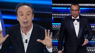 INSULTO PAZZESCO DI ROBERTO BENIGNI A MELONI A SANREMO! HA SCIOCCATO ANCHE CARLO CONTI #viralvideo