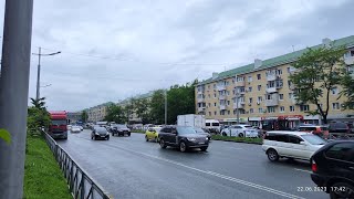 Владивосток июнь 2023, вдоль проспекта 100-летия Владивостоку