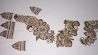 Latest and easy mehndi design / by nandini's mehndi