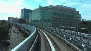 Adjusted the color tone. - Yurikamome Line, Toyosu to Telecom Center. Autumn 2024.