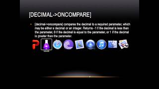 Lasso Programming: [decimal→onCompare]