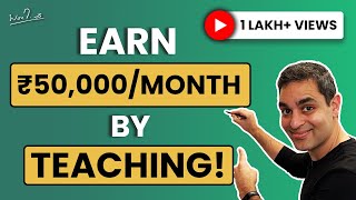 How to earn by teaching online | Ankur Warikoo Hindi Video | Make money online