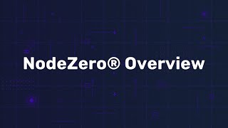 NodeZero® Offensive Security Platform in 90 seconds