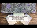 Making, Cutting & Stamping DESERT GARDEN Succulent Cold Process Soap w/ Aloe Vera | Ellen Ruth Soap