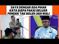 Saya Dengar Ada Pihak kata Siapa Pakai Seluar Pendek Tak Boleh Jadi Wali.  -Ulasan Prof Dr MAZA-