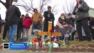 An emotional night as friends and neighbors gather to remember a beloved community member