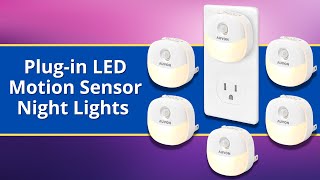 Plug in LED Motion Sensor Night Light by AUVON